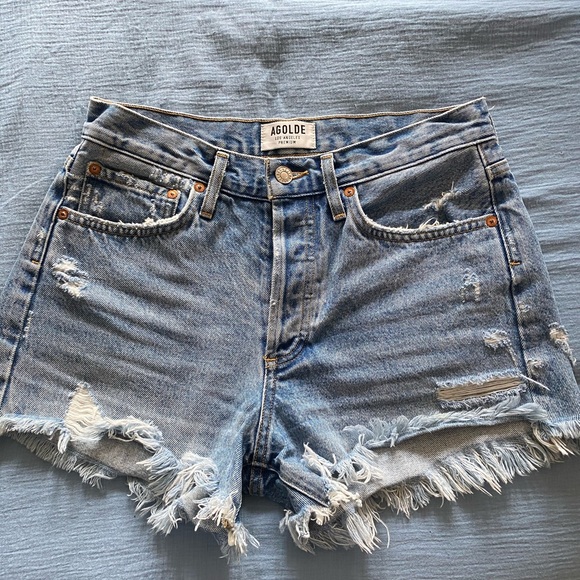 SOLD🚨🚨LIKE NEW- AGOLDE PARKER SHORTS SWAPMEET - Picture 2 of 6
